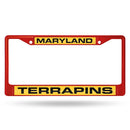 License Plate Frames Maryland Laser Chrome Frame