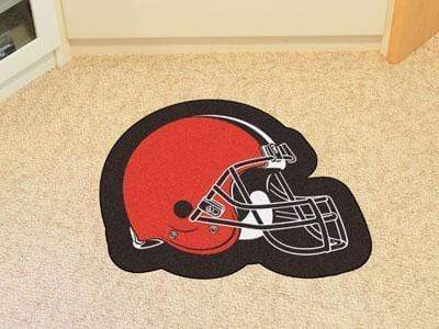 Mascot Mat Custom Floor Mats NFL Cleveland Browns Mascot Custom Shape Mat FANMATS