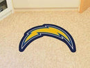 Mascot Mat Custom Logo Rugs NFL Los Angeles Chargers Mascot Custom Shape Mat FANMATS