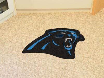 Mascot Mat Custom Mats NFL Carolina Panthers Mascot Custom Shape Mat FANMATS