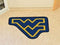 Custom Mats NCAA West Virginia Mascot Custom Shape Mat