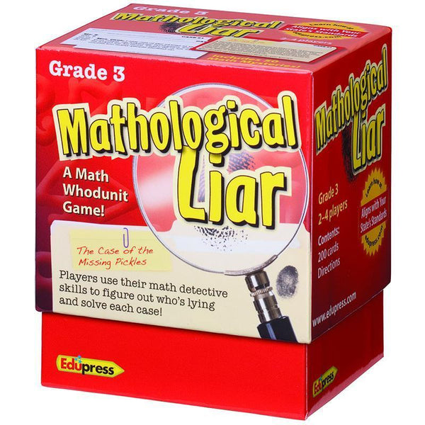 MATHOLOGICAL LIAR GR 3-Learning Materials-JadeMoghul Inc.
