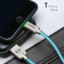 Mcdodo USB Cable for iPhone X 8 7 6 Plus Auto Disconnect Fast Charging Cord for iPhone 6s 5s SE iPad Sync Data USB Charger Cable-Blue-1.2m-JadeMoghul Inc.