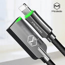 Mcdodo USB Cable for iPhone X 8 7 6 Plus Auto Disconnect Fast Charging Cord for iPhone 6s 5s SE iPad Sync Data USB Charger Cable-Blue-1.2m-JadeMoghul Inc.