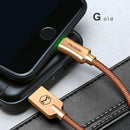 Mcdodo USB Cable for iPhone X 8 7 6 Plus Auto Disconnect Fast Charging Cord for iPhone 6s 5s SE iPad Sync Data USB Charger Cable-Gold-1.2m-JadeMoghul Inc.