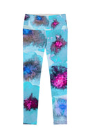 Medusa Lucy Blue Print Performance Eco Leggings - Women-Medusa-XS-Blue/Pink-JadeMoghul Inc.