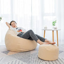 Meijuner Lazy Sofa Cover Solid Chair Covers without Filler/Inner Bean Bag Pouf Puff Couch Tatami Living Room Furniture Cover AExp