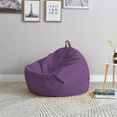 Meijuner Lazy Sofa Cover Solid Chair Covers without Filler/Inner Bean Bag Pouf Puff Couch Tatami Living Room Furniture Cover AExp