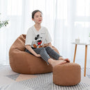 Meijuner Lazy Sofa Cover Solid Chair Covers without Filler/Inner Bean Bag Pouf Puff Couch Tatami Living Room Furniture Cover AExp