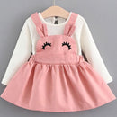 Melario Baby Dresses 2017 Summer New Baby Girls Clothes Lace Bow tie Mini A-Line Baby Princess Dress Cute Cotton Kids Clothing-Pink 1-6M-JadeMoghul Inc.