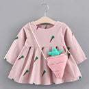 Melario Baby Dresses 2017 Summer New Baby Girls Clothes Lace Bow tie Mini A-Line Baby Princess Dress Cute Cotton Kids Clothing-Pink 2-6M-JadeMoghul Inc.