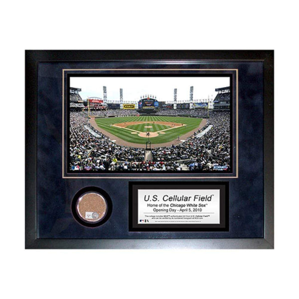 MEMORABILIA-GAME USED Steiner Sports MLB Chicago White Sox Cellular Field 11 x 14-inch Mini Dirt Collage STEINER SPORTS MEMORABILIA