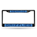 Honda License Plate Frame Memphis Grizzlies Black Laser Chrome Frame