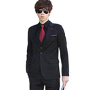 Men 3-pieces Slim Fit Suit-2 violet-S-JadeMoghul Inc.