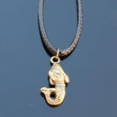 Men Bijoux Vinatge Silver Plated Elephant Wing Cross Love Leather Necklace Pendant For Women Chain Collares Jewelry Bijoux 2017-N796-JadeMoghul Inc.