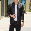 Men Bomber Jacket - Leather Jacket - Casual Pilot Cool Jacket-Black-XL-JadeMoghul Inc.