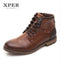 Men Boots - Vintage Style Men Shoes  Lace-up Warm AExp