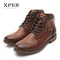 Men Boots - Vintage Style Men Shoes  Lace-up Warm AExp