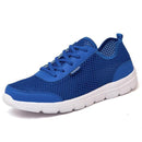 Men Breathable Lace up / Light Comfort Light Weight Flats-Blue-4.5-JadeMoghul Inc.