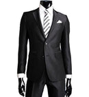 Men Business Suit / Slim Fit Formal Suit-White-XS-JadeMoghul Inc.