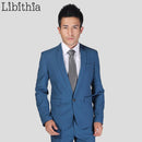 Men Business Suit Slim Fit Tuxedo-16-S-JadeMoghul Inc.