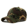 Men Camouflage Camo Cap Cadet Desert Hat Baseball Cap Hunting Fishing Blank Desert Hat-green-JadeMoghul Inc.