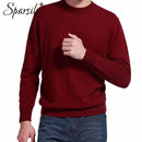 Men Cashmere Blend Long Sleeve Pullover / Soft Warm Knitwear-red-S-JadeMoghul Inc.