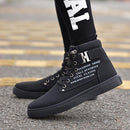 Men Casual Lace-Up / Rubber Boots-all black-6-JadeMoghul Inc.