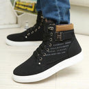 Men Casual Lace-Up / Rubber Boots-black fur-11-JadeMoghul Inc.