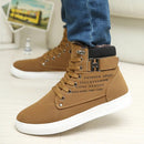 Men Casual Lace-Up / Rubber Boots-khaki fur-11-JadeMoghul Inc.