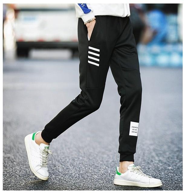Men Casual Set - Sweatshirt Long Sleeve & Casual Sportswear Pants-K51 Black-S-JadeMoghul Inc.