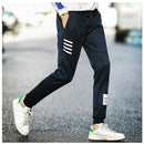 Men Casual Set - Sweatshirt Long Sleeve & Casual Sportswear Pants-K51 Dark Blue-S-JadeMoghul Inc.