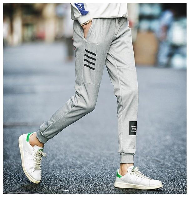 Men Casual Set - Sweatshirt Long Sleeve & Casual Sportswear Pants-K51 Grey-S-JadeMoghul Inc.