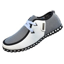 Men Casual Shoes New Arrival Light Flats Shoes Leather Loafers Slip On Mens Flats Driving Shoes Trainers Zapatos Hombre MC008-blue-11-JadeMoghul Inc.