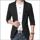 Men Casual Sports Jacket-Black-XL-JadeMoghul Inc.