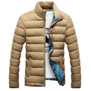 Men Casual Ultralight Duck Down Jackets - Warm Lightweight Jacket-khaki EM070-S-JadeMoghul Inc.