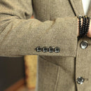 Men Casual Wear Blazer-Khaki-XXXL-JadeMoghul Inc.