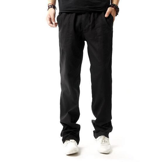 Men Casual Wear Pants / Men High-Grade Travel Trousers-Black-M-JadeMoghul Inc.