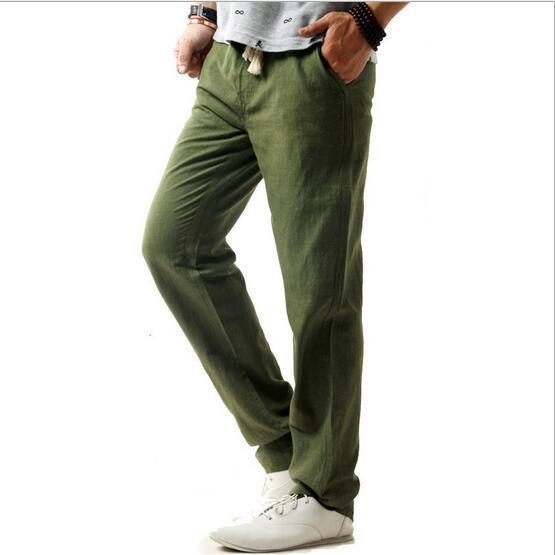 Men Casual Wear Pants / Men High-Grade Travel Trousers-Green-M-JadeMoghul Inc.