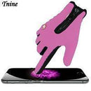 Men Classic Winter Leather Gloves / Driving TouchScreen Gloves-Red-S-JadeMoghul Inc.