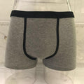 Men Cotton Boxers / Male Underpants-Silver-L-JadeMoghul Inc.