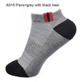 Men Cotton/Bamboo Fiber Classic Breathable Socks-T18-One Size-JadeMoghul Inc.