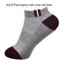 Men Cotton/Bamboo Fiber Classic Breathable Socks-T6-One Size-JadeMoghul Inc.