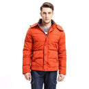 Men Down Hoodie Coat - Warm Long Jacket-F6WI9333orange-S-JadeMoghul Inc.