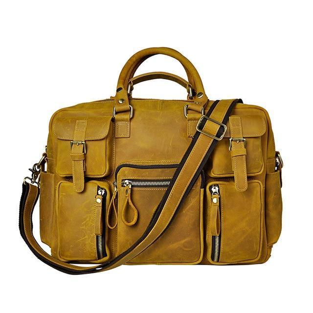 Men Fashion Handbag Business Briefcase - Document Laptop Case Male Attache Portfolio Bag-brown-JadeMoghul Inc.