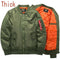 Men Fashion Thick Warm Military Motorcycle Jacket / Air Force-thick army green-XL-JadeMoghul Inc.