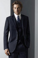 Men Formal Dress Suit Set (Jacket+Pants+Vest+Tie)-as picture 17-XS-JadeMoghul Inc.