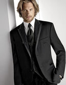 Men Formal Dress Suit Set (Jacket+Pants+Vest+Tie)-as picture 6-XS-JadeMoghul Inc.