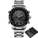 Men Full Steel Wrist Watch-Coffee-JadeMoghul Inc.