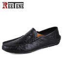 Men Genuine Leather Loafers-black-6.5-JadeMoghul Inc.